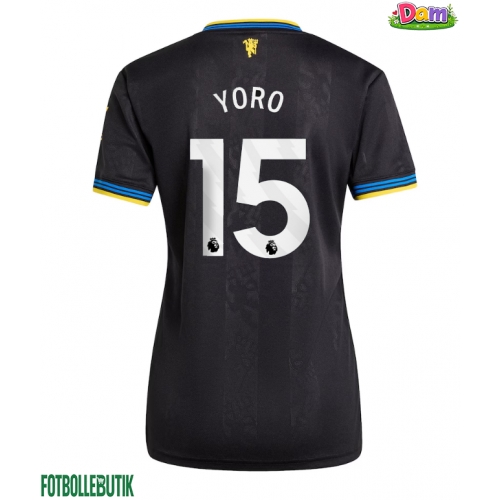 Manchester United Leny Yoro #15 Tredje Tröja Kvinnor 2025-26 Kortärmad